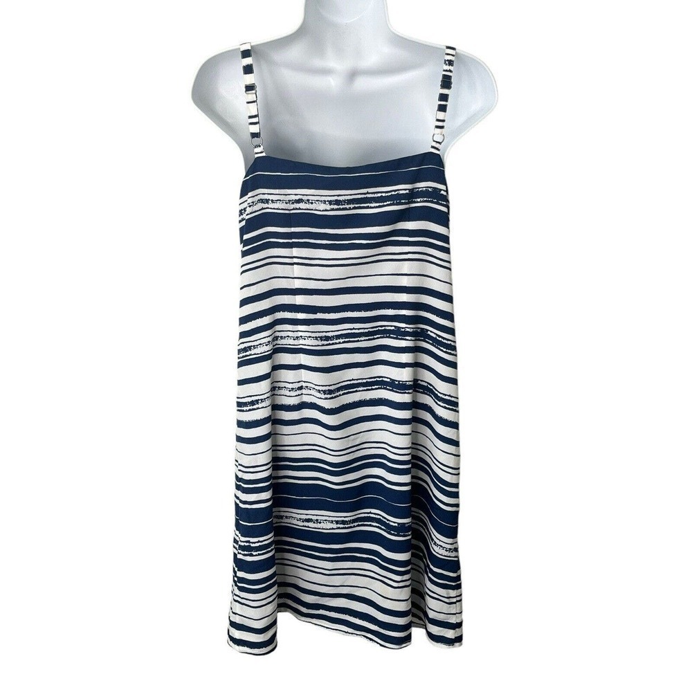 CAbi Marilyn Sundress Size XS Nautical Yacht Cruise Knot Stripe Dress Navy #5264 - Picture 7 of 14